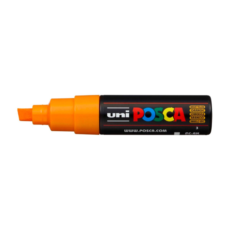 Uni POSCA fix PC-8K, 8 mm, jasněžlutá 