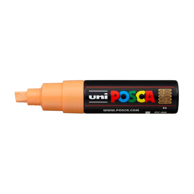 Uni POSCA fix PC-8K, 8 mm, světleoranžová