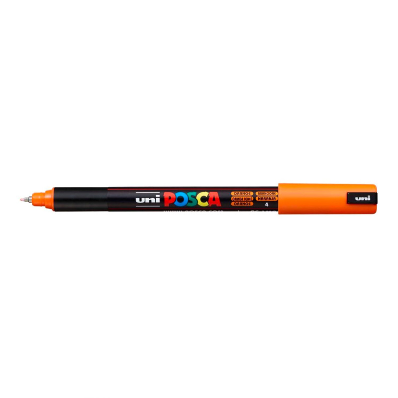 Liner Uni Posca PC-1MR, 0,7 mm, oranžová 