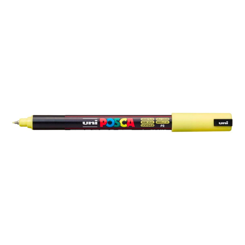 Liner Uni Posca PC-1MR, 0,7 mm, pastelově žlutá 