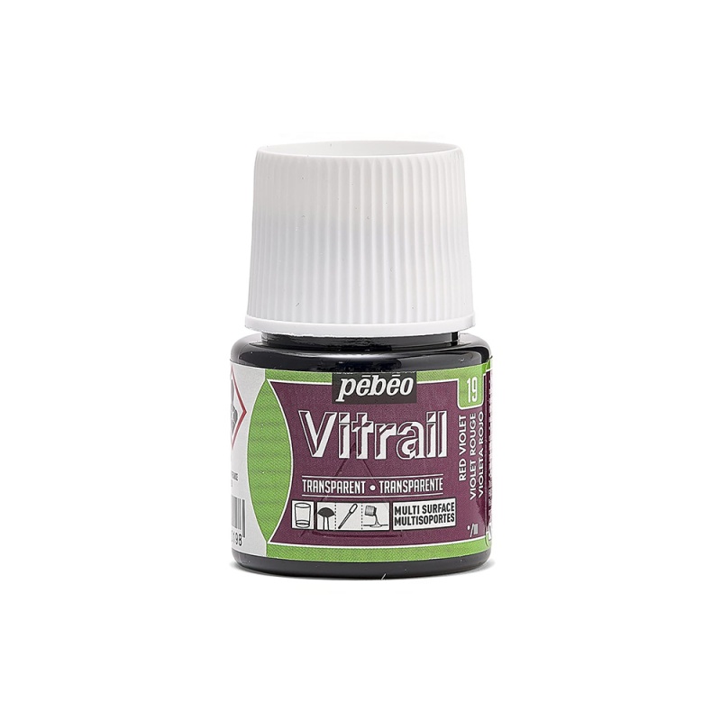 Vitrail 45 ml, 19 Red violet