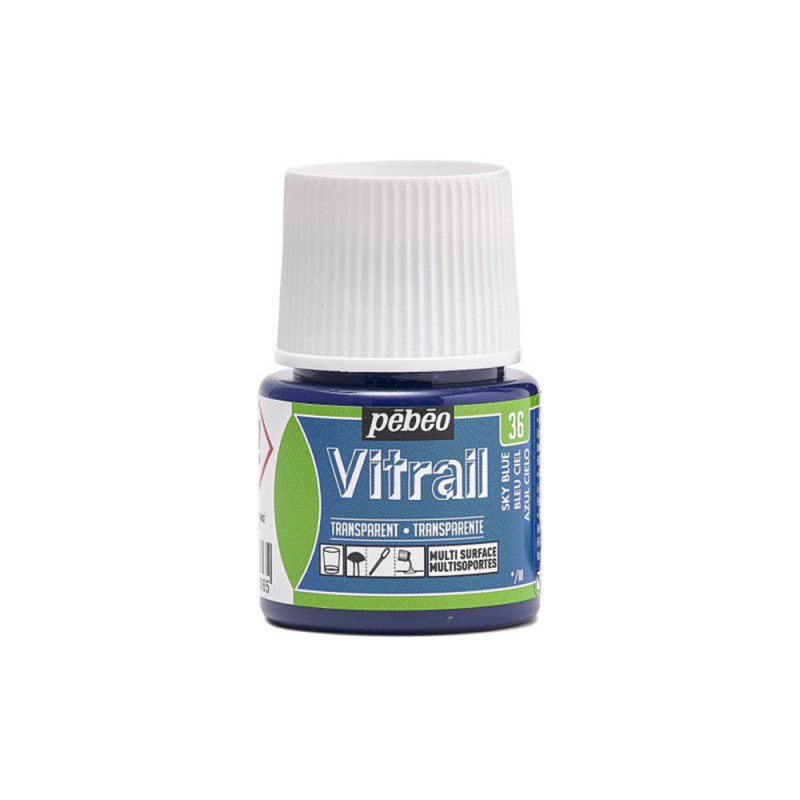 Vitrail 45 ml, 36 světle modrá