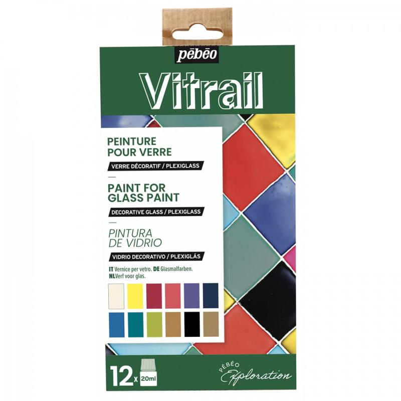 Vitrail, sada velká 12 x 20 ml