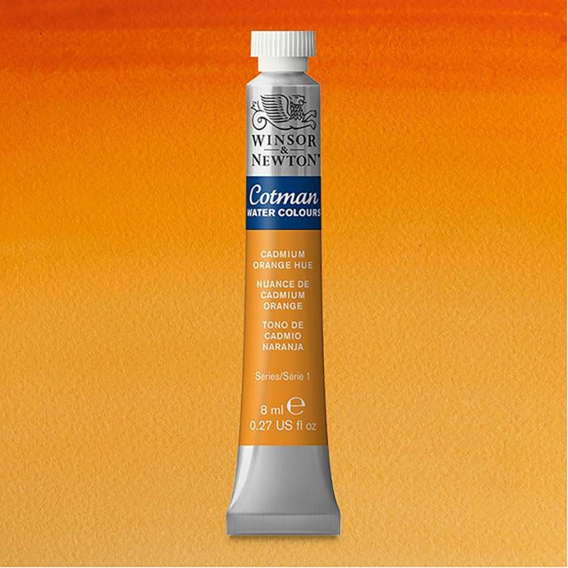 Winsor & Newton, Cotman, akvarel, Cadmium Orange Hue