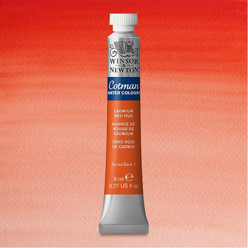 Winsor & Newton, Cotman, akvarel, Cadmium Red Hue