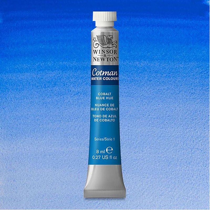 Winsor & Newton, Cotman, akvarel, Cobalt Blue Hue