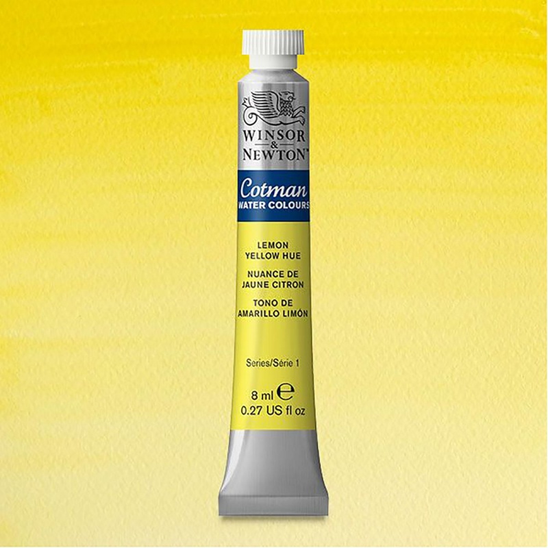 Winsor & Newton, Cotman, akvarel, Lemon Yellow Hue