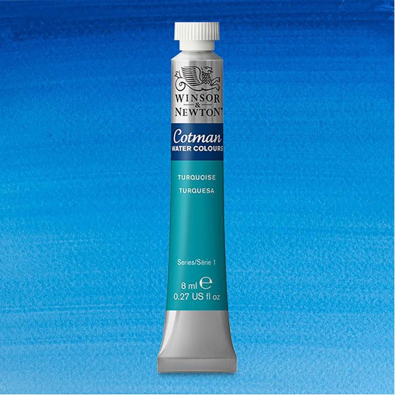 Winsor & Newton, Cotman, akvarel, Turquoise