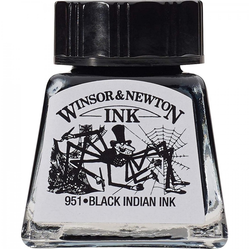 Winsor & Newton, Tuš černá 14 ml