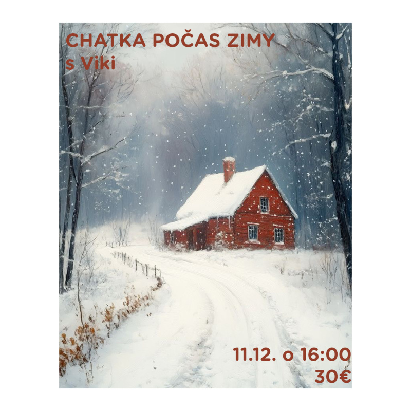 Workshop, Chata v zimě - olejomalba, 11. prosince 2025 - 16:00 hod