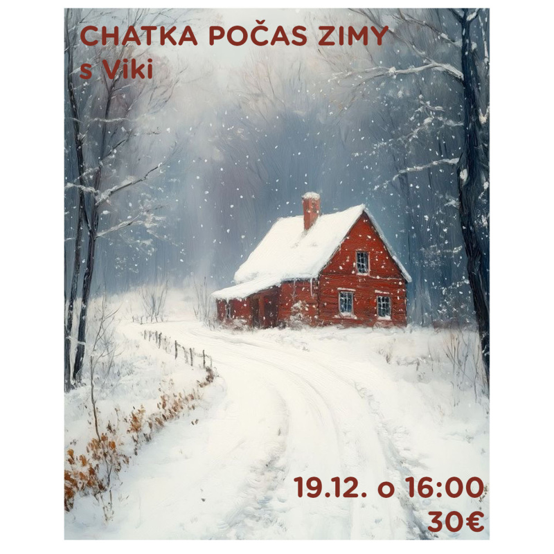 Workshop, Chata v zimě - olejomalba, 19/12/2025 - 16:00