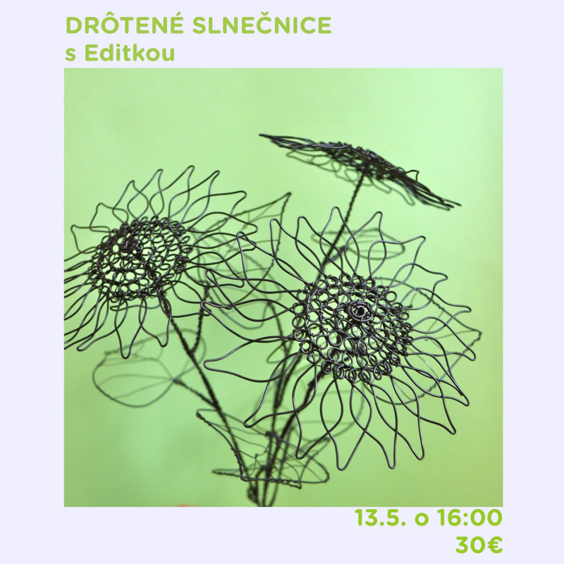 Workshop, Drátěné máky, 11. 3. 2026 - 16:00 hod