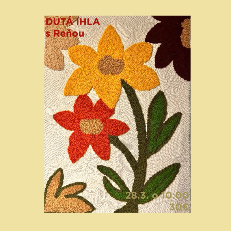 Workshop, Malování květin dutou jehlou, 28.3.2026 - 10:00 - sobota