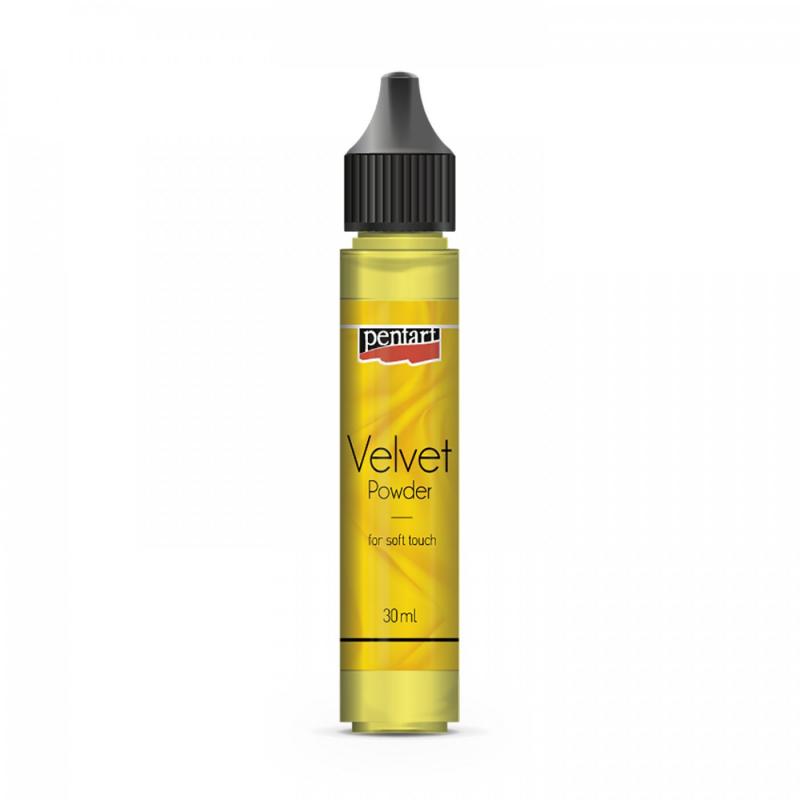 Sametový prášek, 30 ml, citrónová