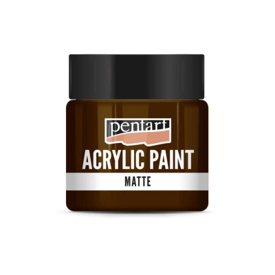 Akrylová barva matná 50 ml, červenohnědá 
