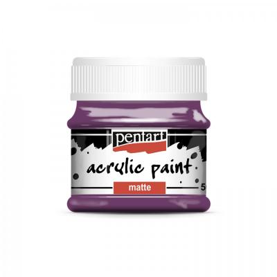 Akrylová barva matná 50 ml, fialová