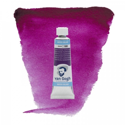 Akvarelová barva Van Gogh, 10 ml, Quinacridone purple blue