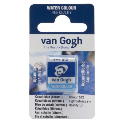 Akvarelová barva Van Gogh, 2 ml, Cobalt blue ultramarine