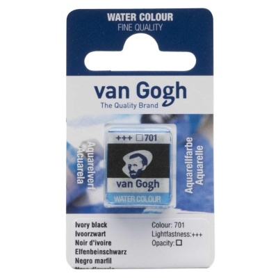 Akvarel Van Gogh, 2 ml, černá slonovina