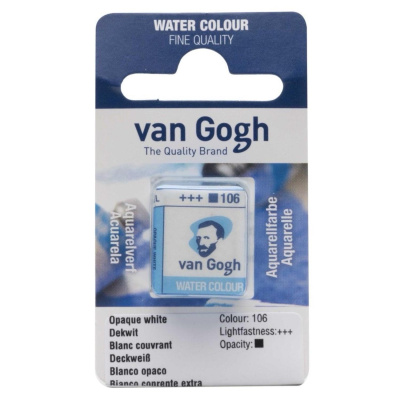 Akvarelová barva Van Gogh, 2 ml, neprůhledná bílá 