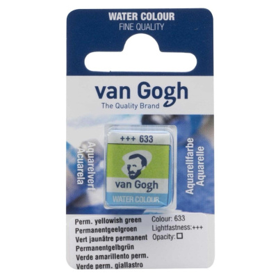 Akvarelová barva Van Gogh, 2 ml, Permanent Yellowish Green