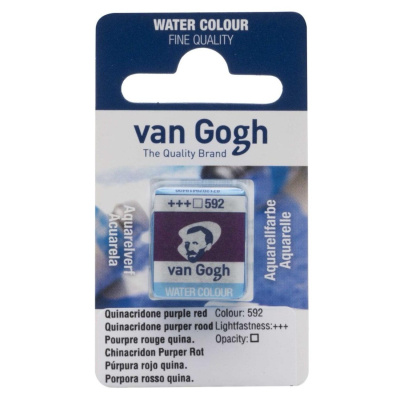 Akvarel Van Gogh, 2 ml, Quinapurple red 