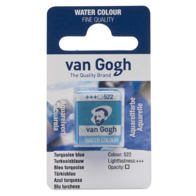 Akvarel Van Gogh, 2 ml, Tyrkysově modrá  