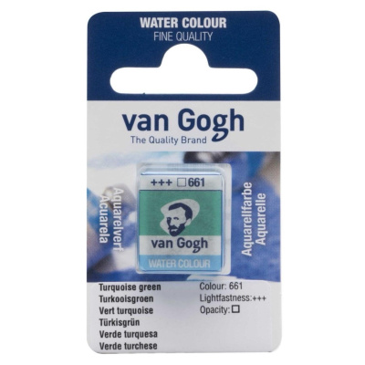 Akvarel Van Gogh, 2 ml, Tyrkysově zelená 