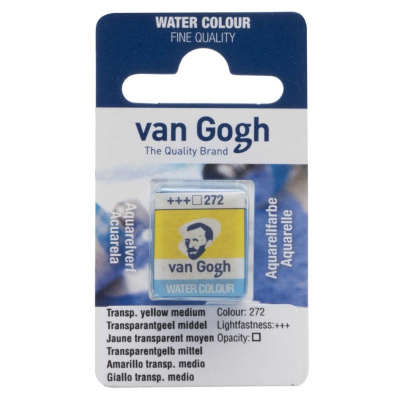 Van Goghova akvarelová barva, 2 ml, Žluté médium