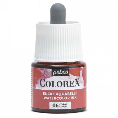 Akvarelový inkoust COLOREX, korálová 45 ml 
