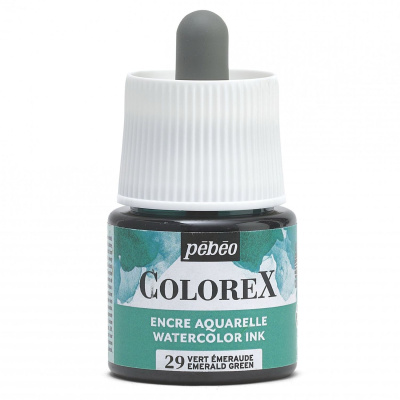 Akvarelový inkoust COLOREX, smaragdově zelený 45 ml 