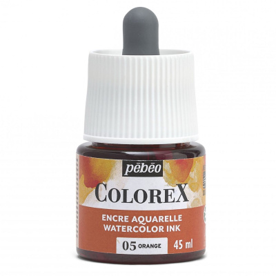 Akvarelový inkoust COLOREX, oranžový 45 ml