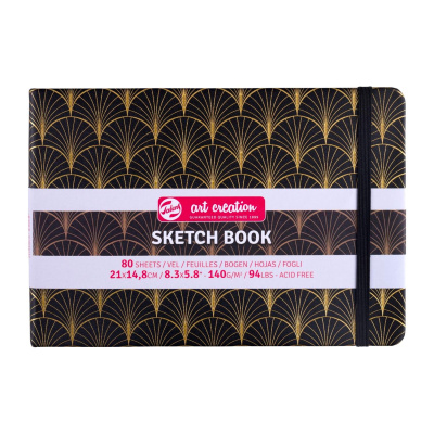 Art Book, Art Creation, skicák, 15 x 21 cm, art deco 