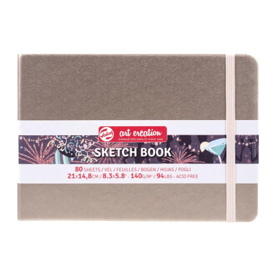 Art book, Art Creation, skicák, 15 x 21 cm, pink champagne 