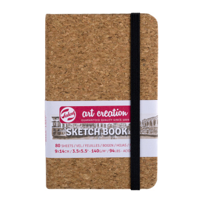 Art Book, Art Creation, skicák, 9 x 14 cm, korek