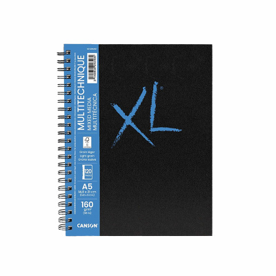 Artbook skicák CANSON Mixed Media CP, A5, 160g, 60 listů