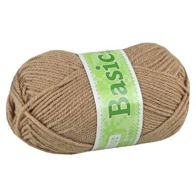 Basic, akrylová příze, 50 g, cca 150 m, 1106 přírodní béžová 