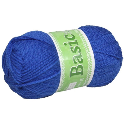 Basic, akrylová příze, 50 g, cca 150 m, 916 královská modrá 