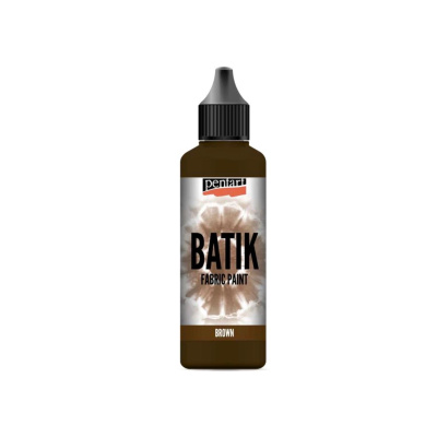 Batikovací barva, 80 ml, hnědá 