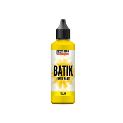 Batikovací barva, 80 ml, žlutá 