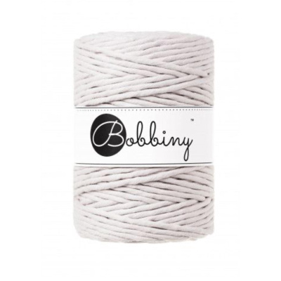 Bobbiny, kroucená šňůra Macramé, 5 mm, 100 m, Moonlight