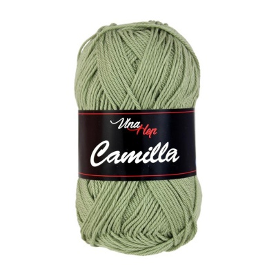 Camilla, 100% bavlněná příze, 50 g, cca 125 m, 8166 světlá khaki