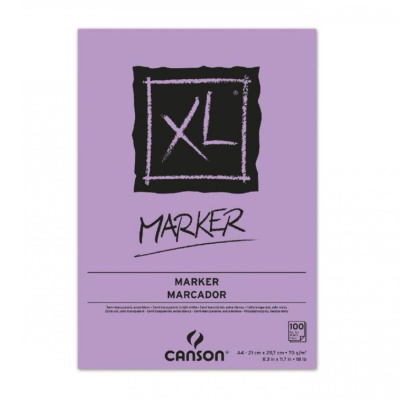 CANSON XL Marker blok, A4 70g/m2, 100 listů