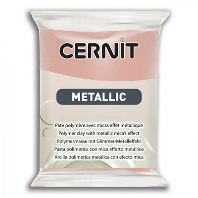 CERNIT Metallic 56g, 052 zlatá růžová