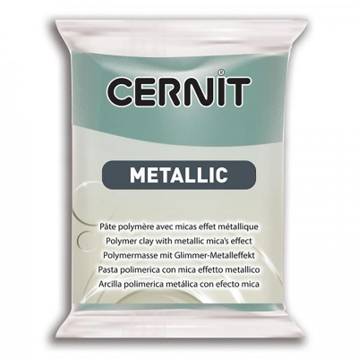 CERNIT Metallic 56g, 054 zlatá tyrkysová