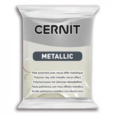 CERNIT Metallic 56g, 080 stříbrná