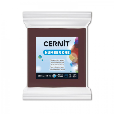 CERNIT Number One 250g, 800 hnědá