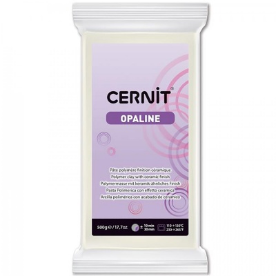 CERNIT Opaline 500g keramický vzhled, 010 bílá