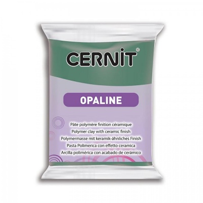 CERNIT Opaline 56g keramický vzhled, 637 zelená