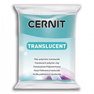 CERNIT Translucent 56g, 080 stříbrné třpytky